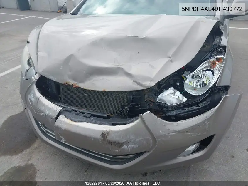 2013 Hyundai Elantra Limited VIN: 5NPDH4AE4DH439772 Lot: 12622781