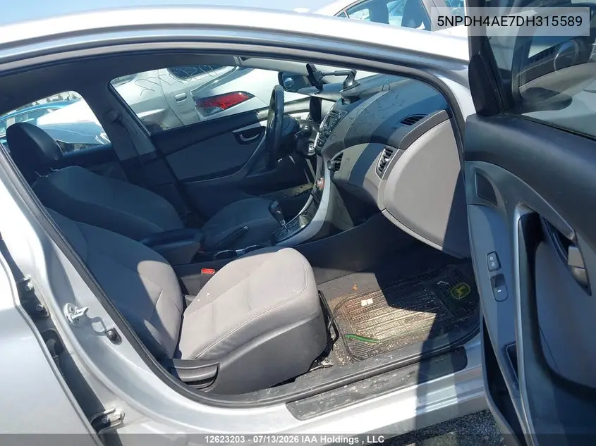 2013 Hyundai Elantra Gl VIN: 5NPDH4AE7DH315589 Lot: 12623203