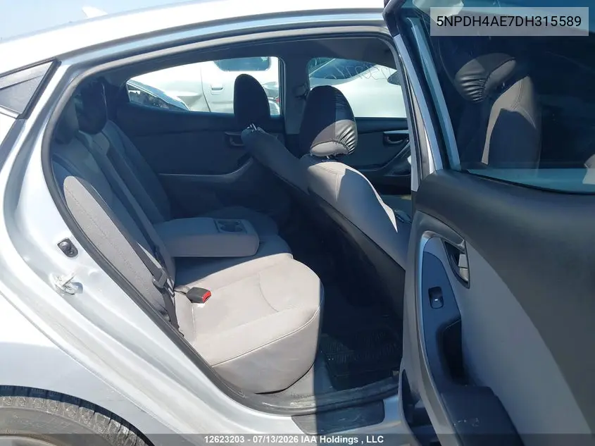 2013 Hyundai Elantra Gl VIN: 5NPDH4AE7DH315589 Lot: 12623203