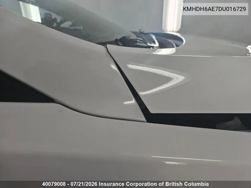 2013 Hyundai Elantra Se VIN: KMHDH6AE7DU016729 Lot: 40079008