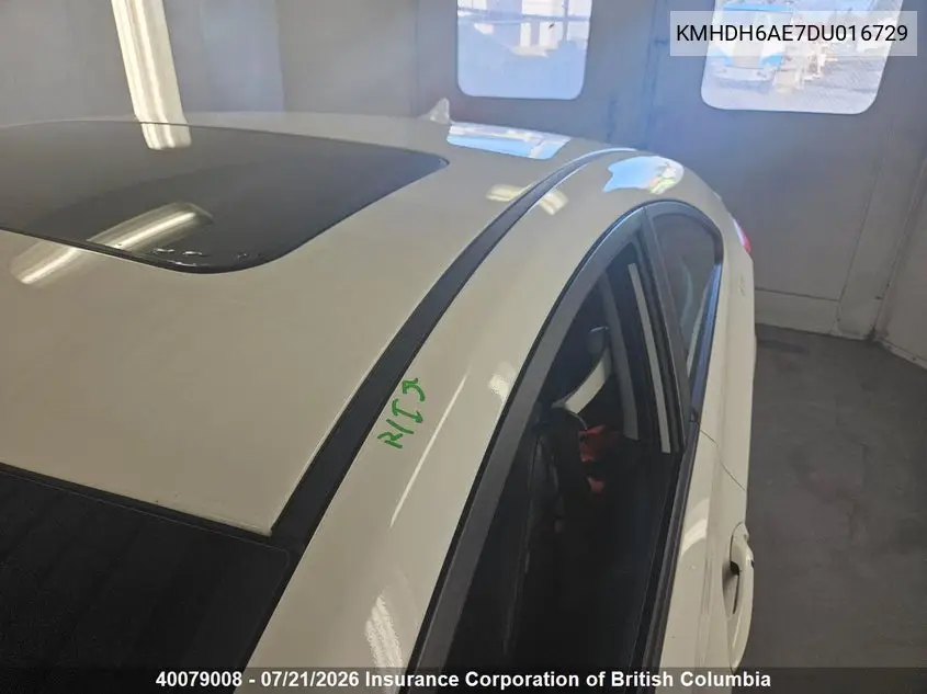 2013 Hyundai Elantra Se VIN: KMHDH6AE7DU016729 Lot: 40079008