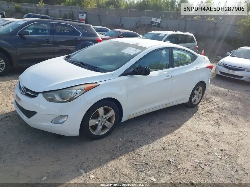 5NPDH4AE5DH287906 2013 Hyundai Elantra Gls/Limited