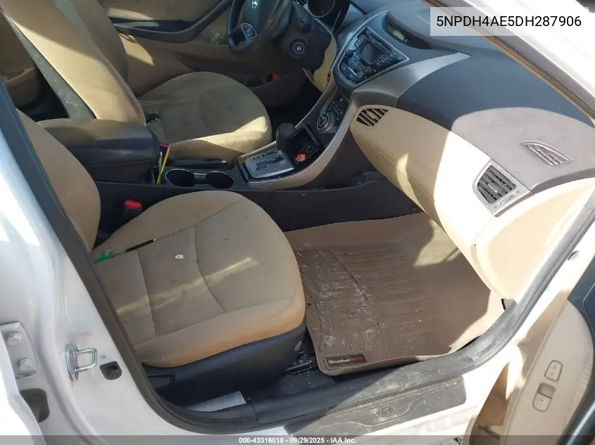 5NPDH4AE5DH287906 2013 Hyundai Elantra Gls/Limited
