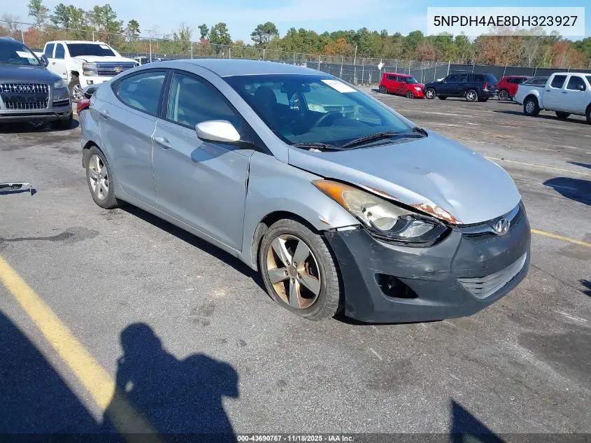 5NPDH4AE8DH323927 2013 Hyundai Elantra Gls