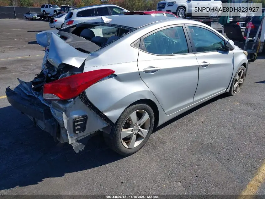 5NPDH4AE8DH323927 2013 Hyundai Elantra Gls