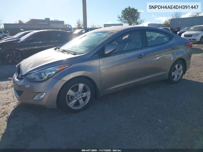 5NPDH4AE4DH391447 2013 Hyundai Elantra Gls
