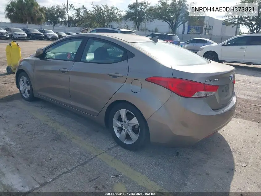 5NPDH4AE0DH373821 2013 Hyundai Elantra Gls