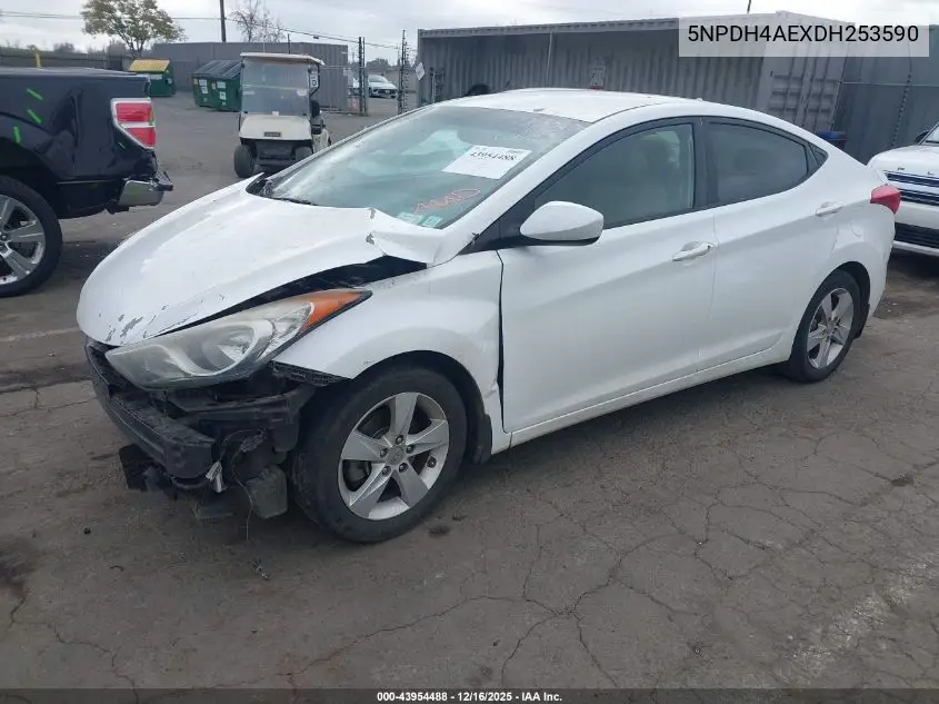 5NPDH4AEXDH253590 2013 Hyundai Elantra Gls