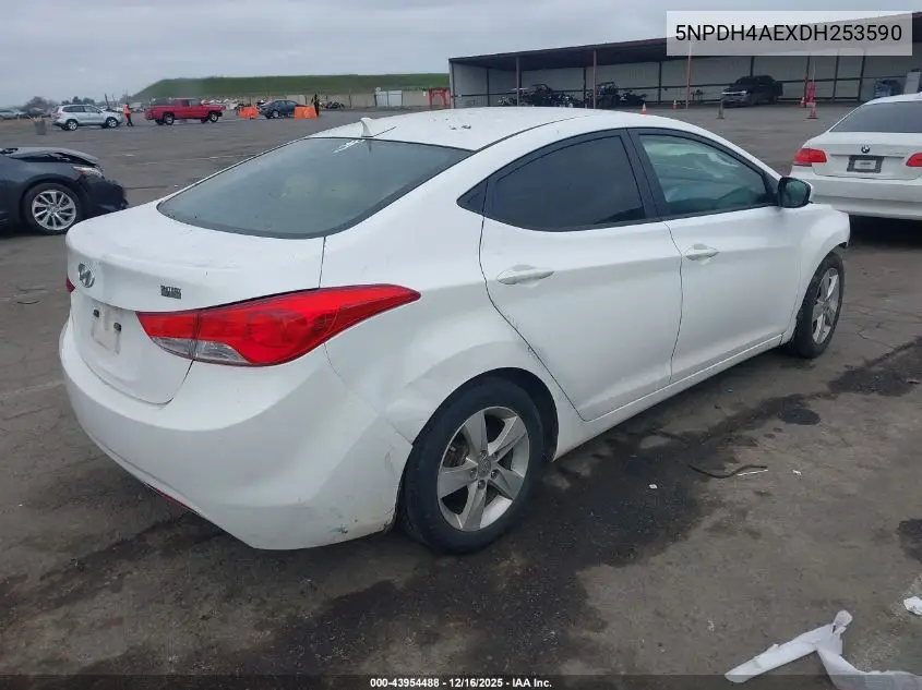 5NPDH4AEXDH253590 2013 Hyundai Elantra Gls