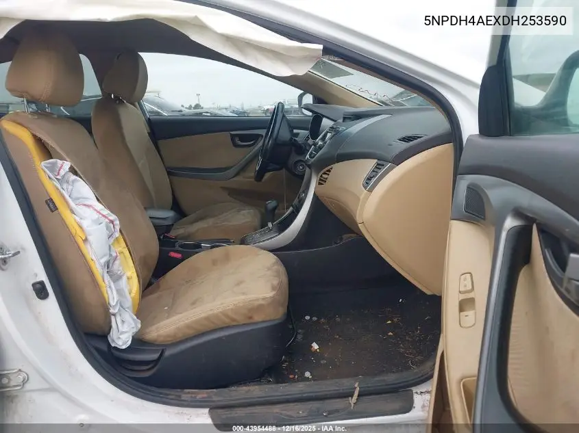 5NPDH4AEXDH253590 2013 Hyundai Elantra Gls