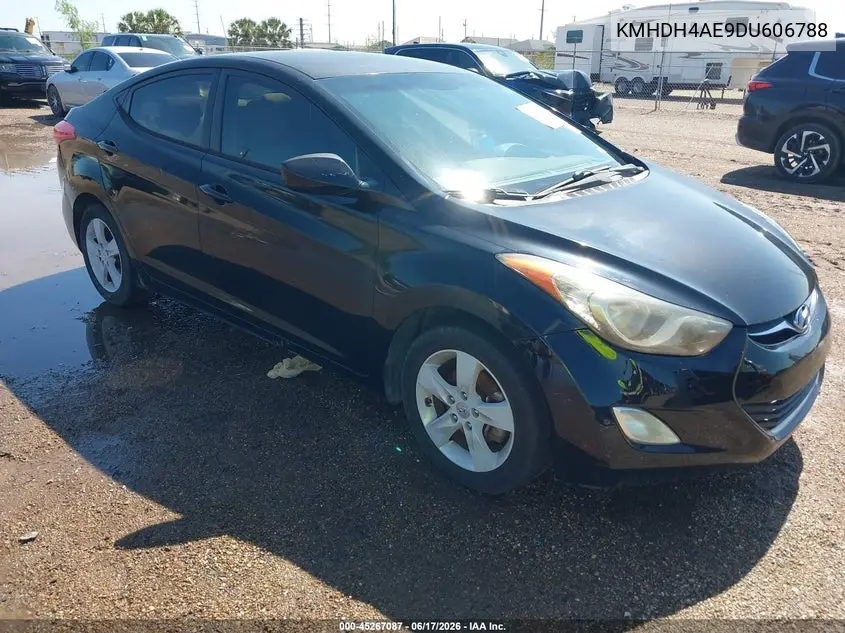 KMHDH4AE9DU606788 2013 Hyundai Elantra Gls