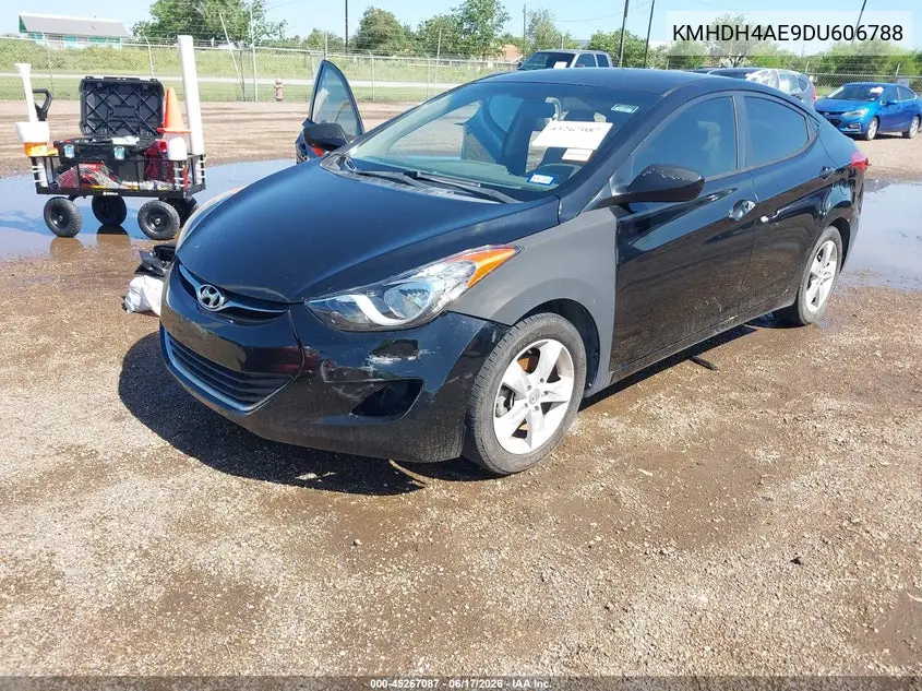 KMHDH4AE9DU606788 2013 Hyundai Elantra Gls