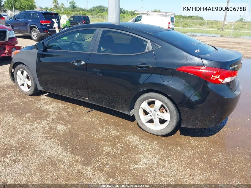 KMHDH4AE9DU606788 2013 Hyundai Elantra Gls