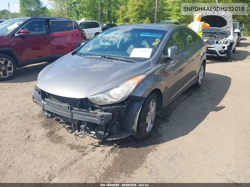 5NPDH4AE9DH232018 2013 Hyundai Elantra Gls
