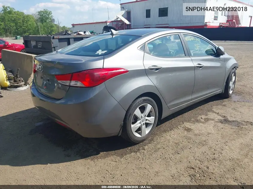 5NPDH4AE9DH232018 2013 Hyundai Elantra Gls