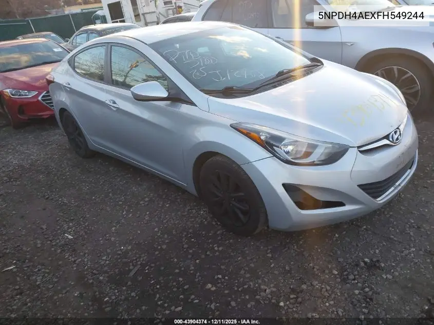 5NPDH4AEXFH549244 2015 Hyundai Elantra Se