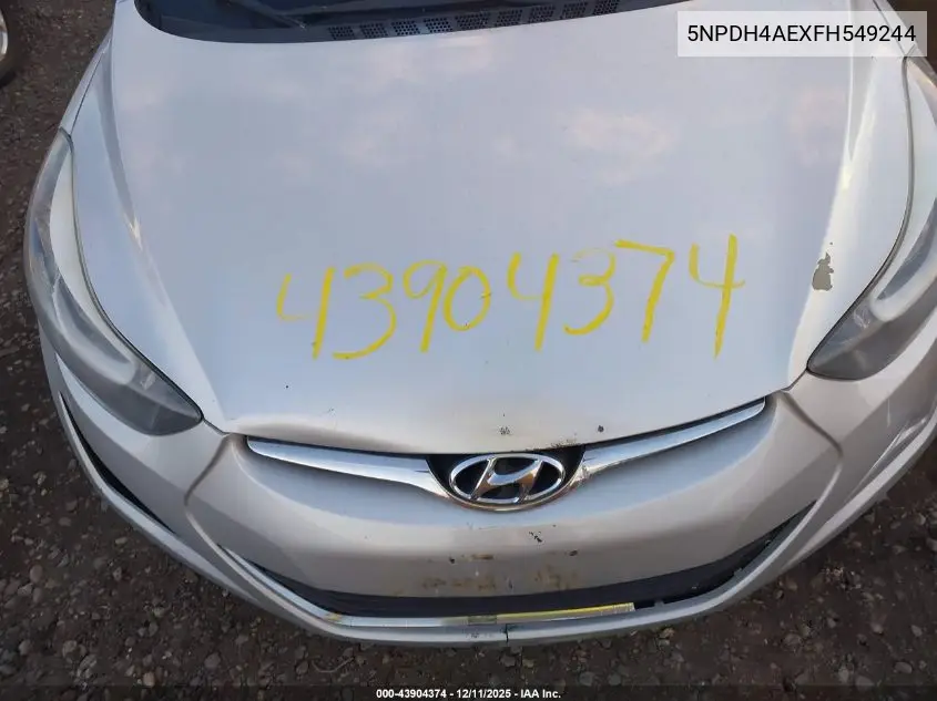 5NPDH4AEXFH549244 2015 Hyundai Elantra Se
