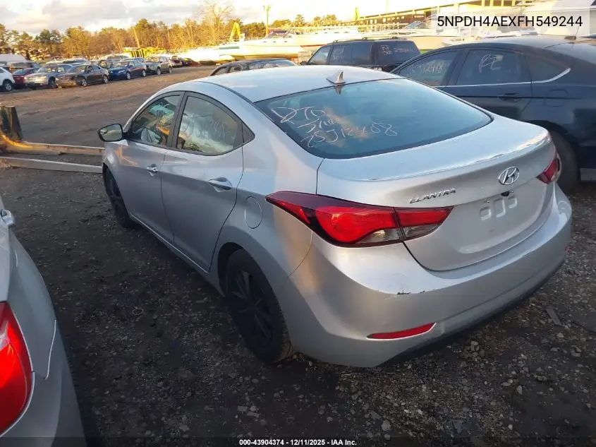 5NPDH4AEXFH549244 2015 Hyundai Elantra Se