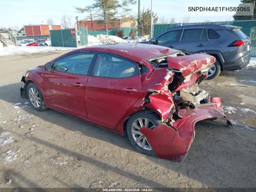 5NPDH4AE1FH589065 2015 Hyundai Elantra Se