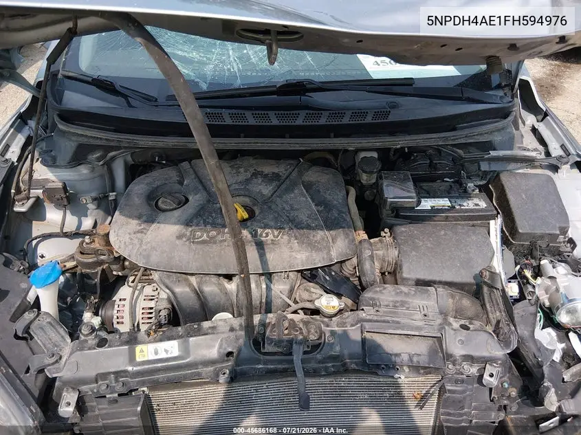 2015 Hyundai Elantra Se VIN: 5NPDH4AE1FH594976 Lot: 45686168