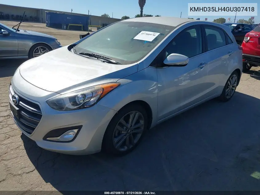2016 Hyundai Elantra Gt VIN: KMHD35LH4GU307418 Lot: 45700970