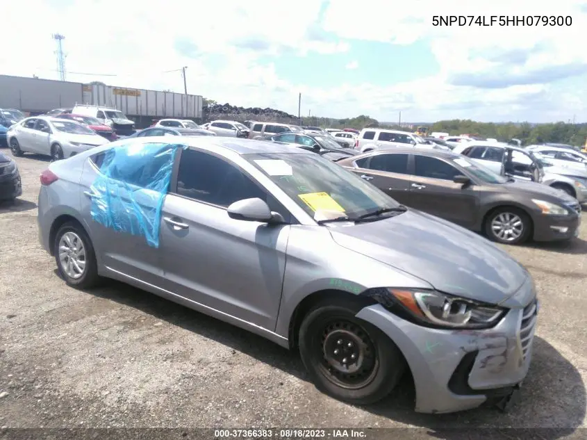 5NPD74LF5HH079300 2017 Hyundai Elantra Se