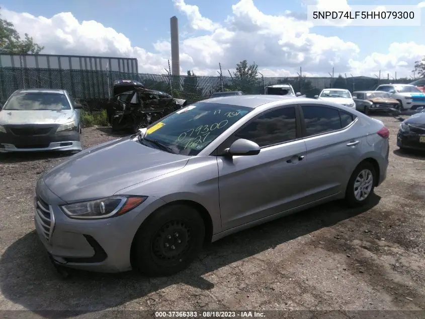 5NPD74LF5HH079300 2017 Hyundai Elantra Se