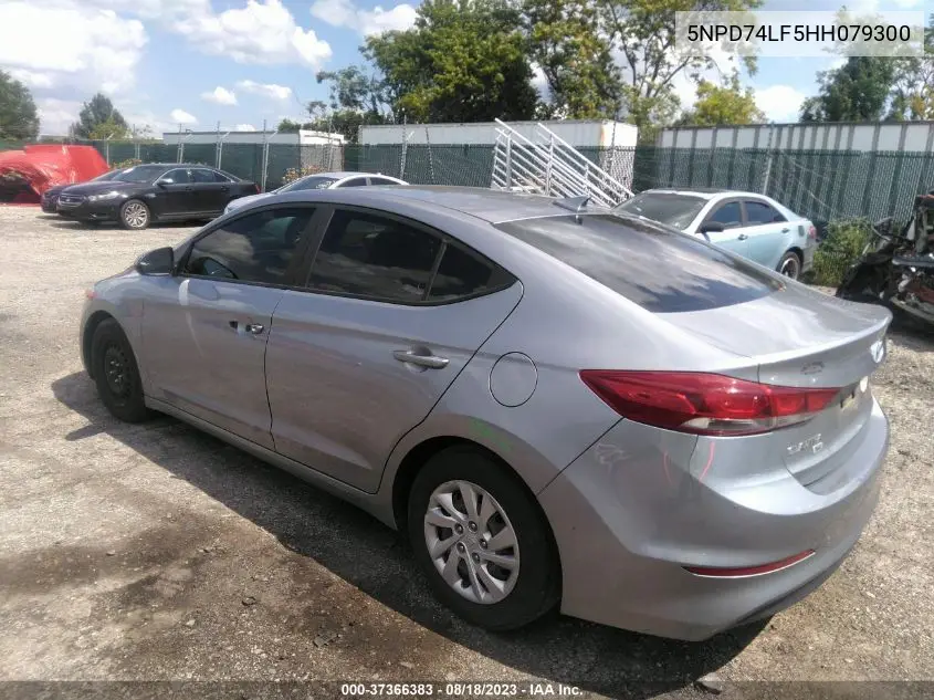 5NPD74LF5HH079300 2017 Hyundai Elantra Se