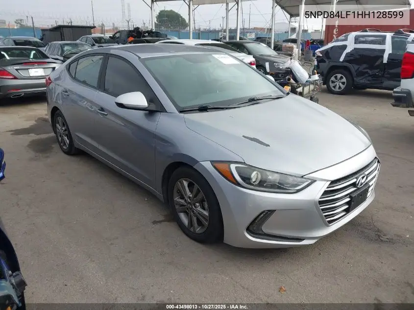 5NPD84LF1HH128599 2017 Hyundai Elantra Se