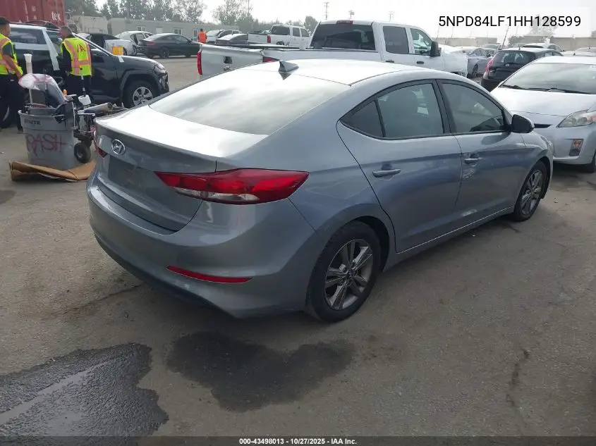 5NPD84LF1HH128599 2017 Hyundai Elantra Se