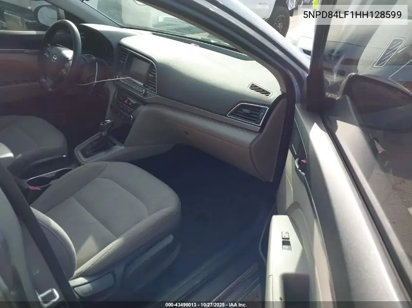 5NPD84LF1HH128599 2017 Hyundai Elantra Se