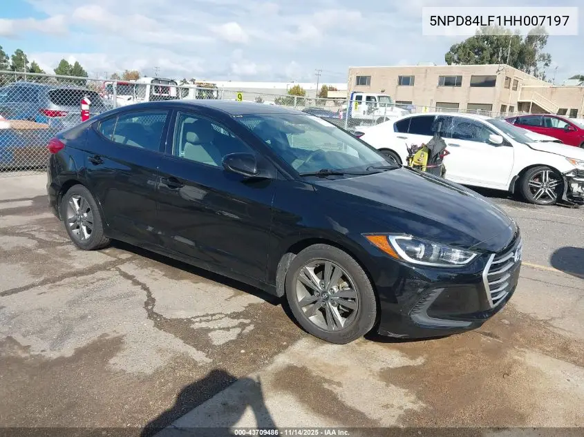 5NPD84LF1HH007197 2017 Hyundai Elantra Se