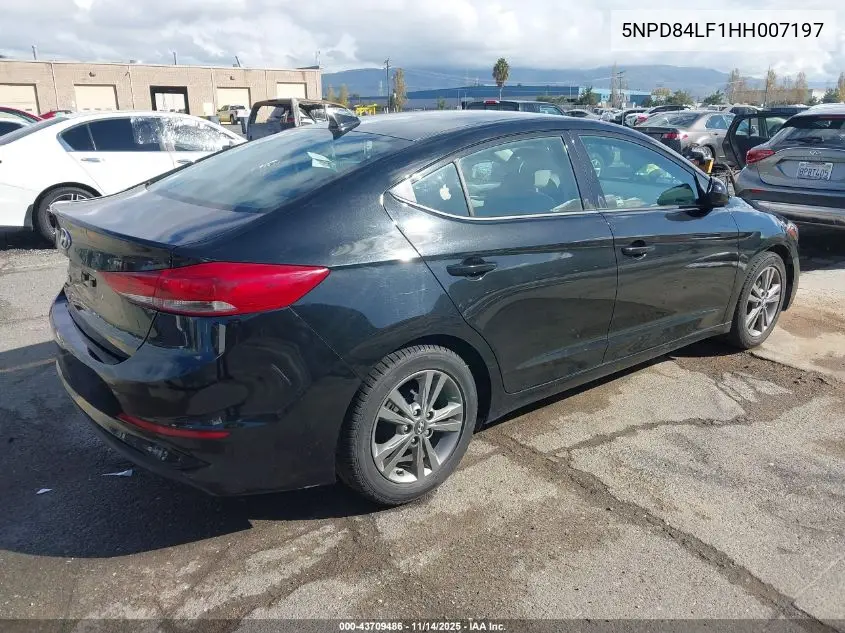 5NPD84LF1HH007197 2017 Hyundai Elantra Se