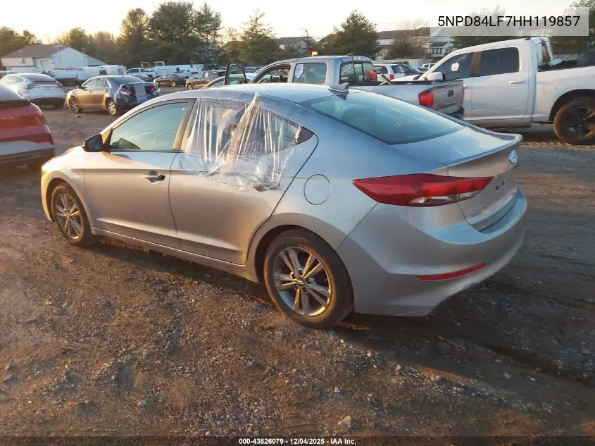 5NPD84LF7HH119857 2017 Hyundai Elantra Se