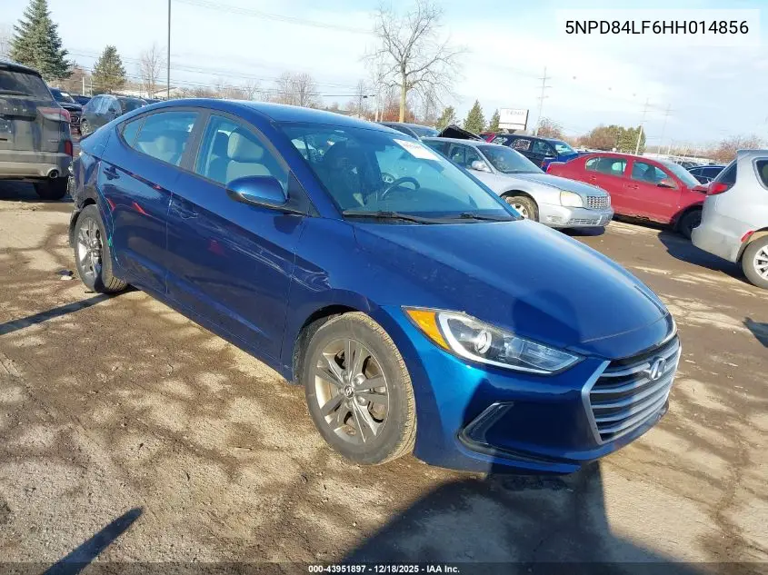 5NPD84LF6HH014856 2017 Hyundai Elantra Se
