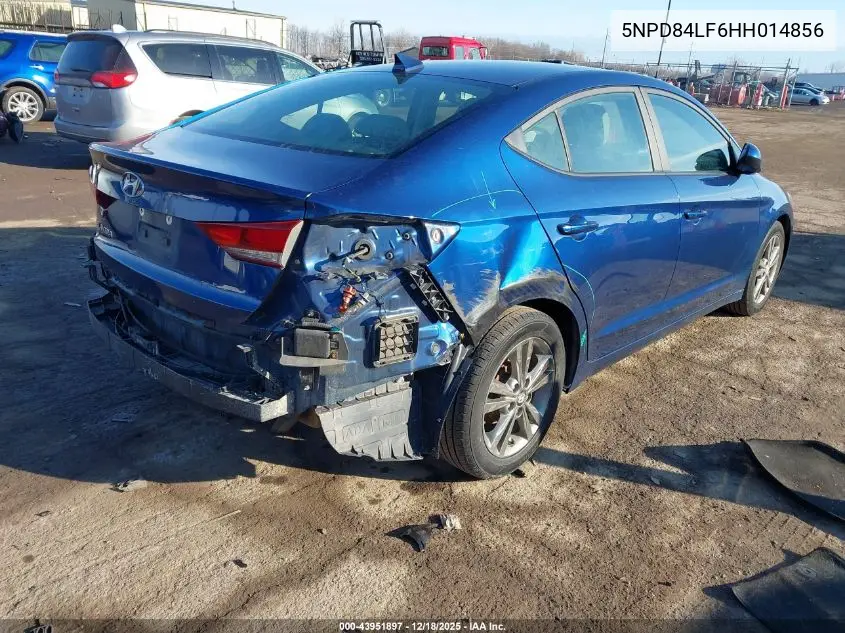 5NPD84LF6HH014856 2017 Hyundai Elantra Se