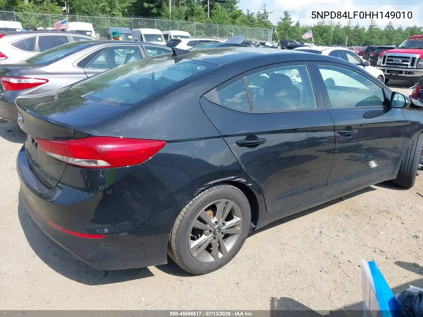 2017 Hyundai Elantra Value Edition VIN: 5NPD84LF0HH149010 Lot: 45586517