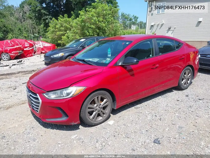 2017 Hyundai Elantra Se VIN: 5NPD84LFXHH176473 Lot: 45661704