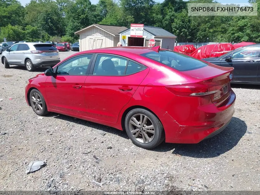 2017 Hyundai Elantra Se VIN: 5NPD84LFXHH176473 Lot: 45661704
