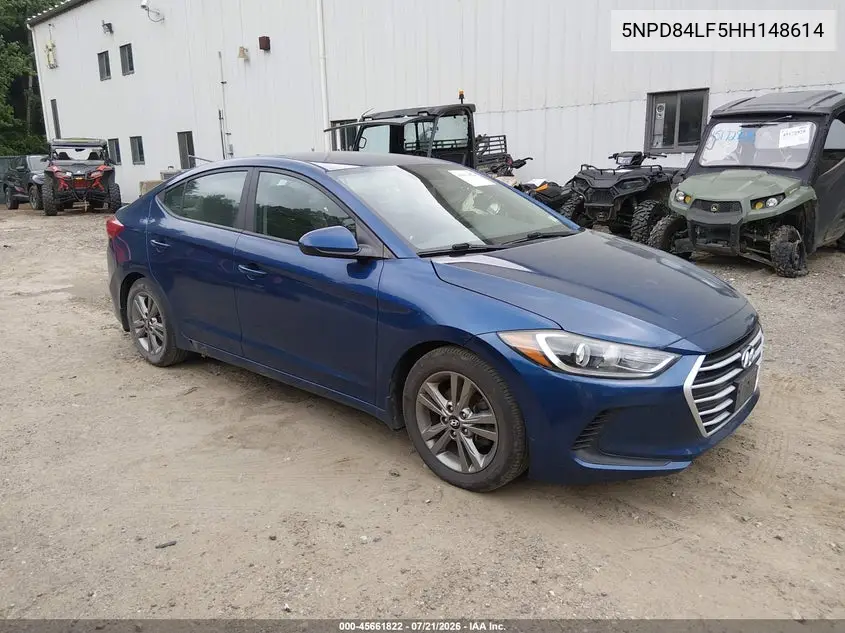 2017 Hyundai Elantra Se VIN: 5NPD84LF5HH148614 Lot: 45661822