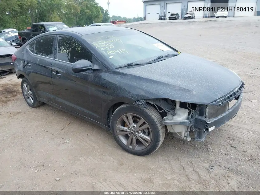 2017 Hyundai Elantra Se VIN: 5NPD84LF2HH180419 Lot: 45673968