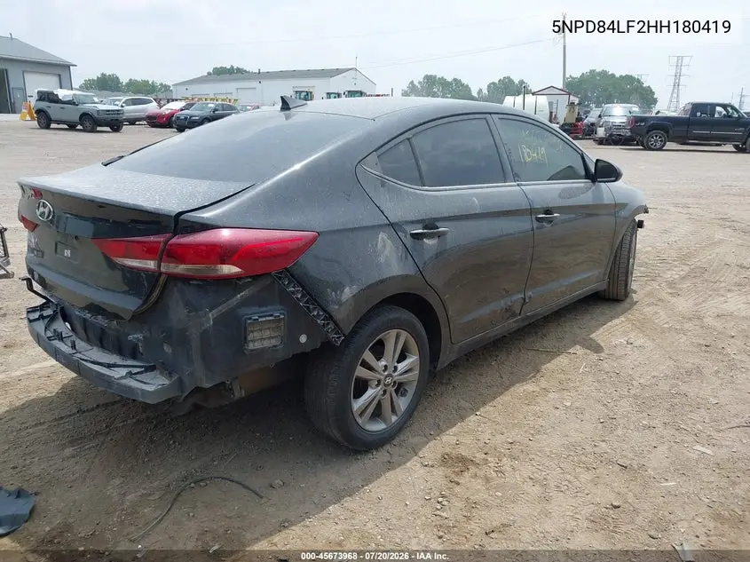 2017 Hyundai Elantra Se VIN: 5NPD84LF2HH180419 Lot: 45673968
