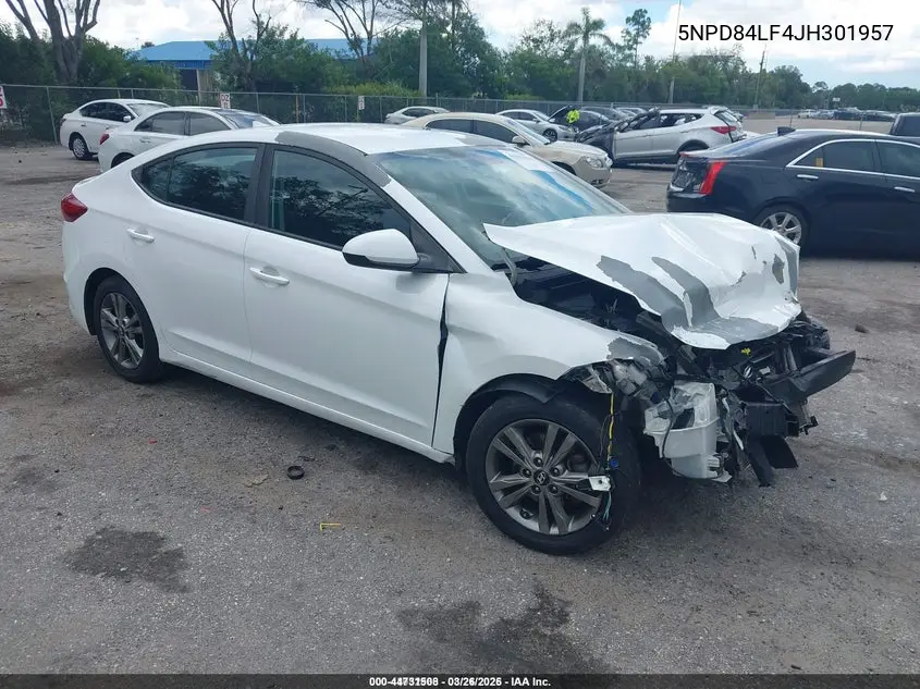 5NPD84LF4JH301957 2018 Hyundai Elantra Sel