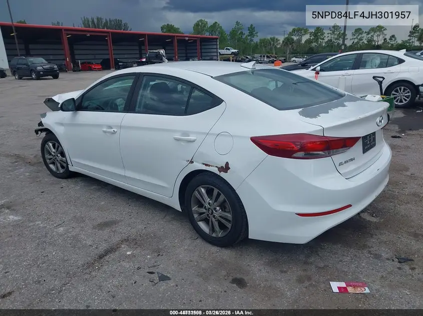 5NPD84LF4JH301957 2018 Hyundai Elantra Sel