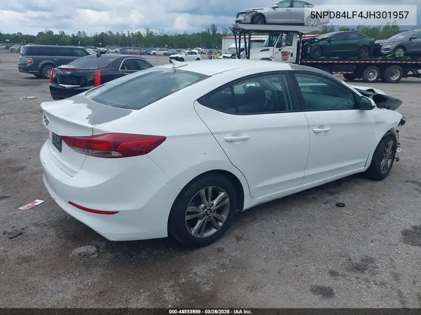5NPD84LF4JH301957 2018 Hyundai Elantra Sel