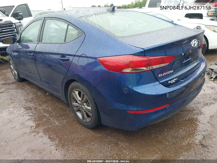 2018 Hyundai Elantra Value Edition VIN: 5NPD84LF6JH287155 Lot: 45182067