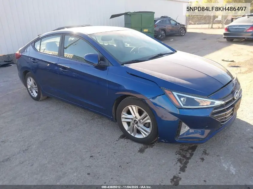 5NPD84LF8KH486497 2019 Hyundai Elantra Sel