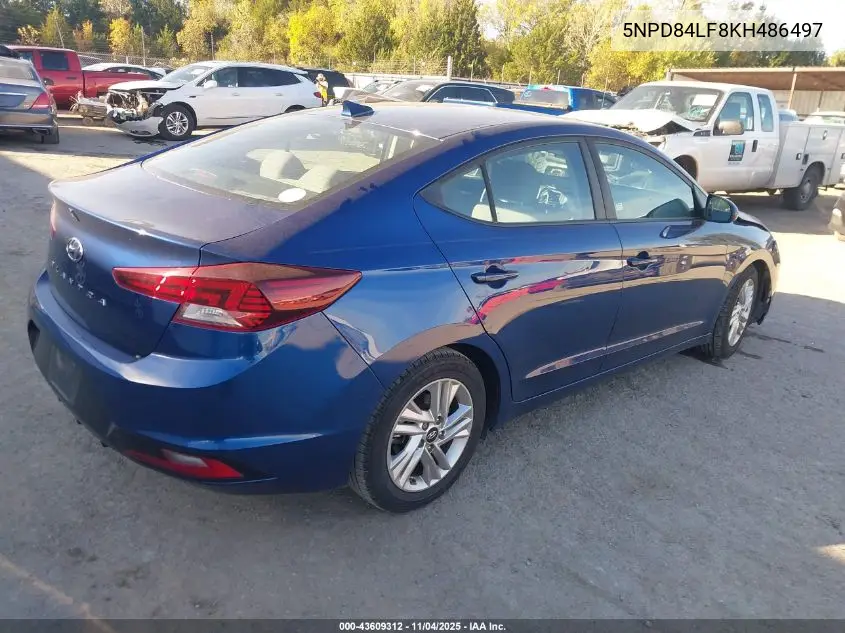 5NPD84LF8KH486497 2019 Hyundai Elantra Sel
