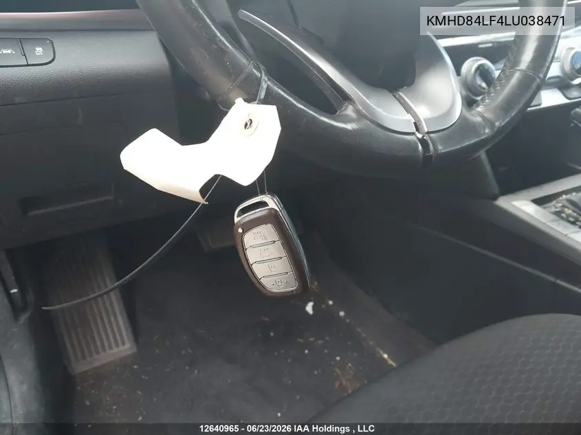 2020 Hyundai Elantra VIN: KMHD84LF4LU038471 Lot: 12640965
