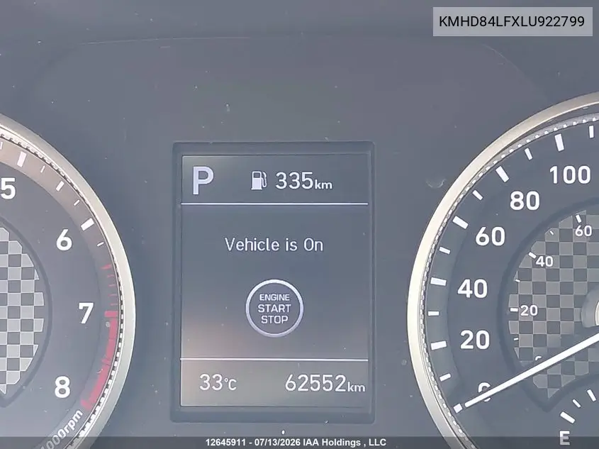 2020 Hyundai Elantra Sel/Value/Limited VIN: KMHD84LFXLU922799 Lot: 12645911